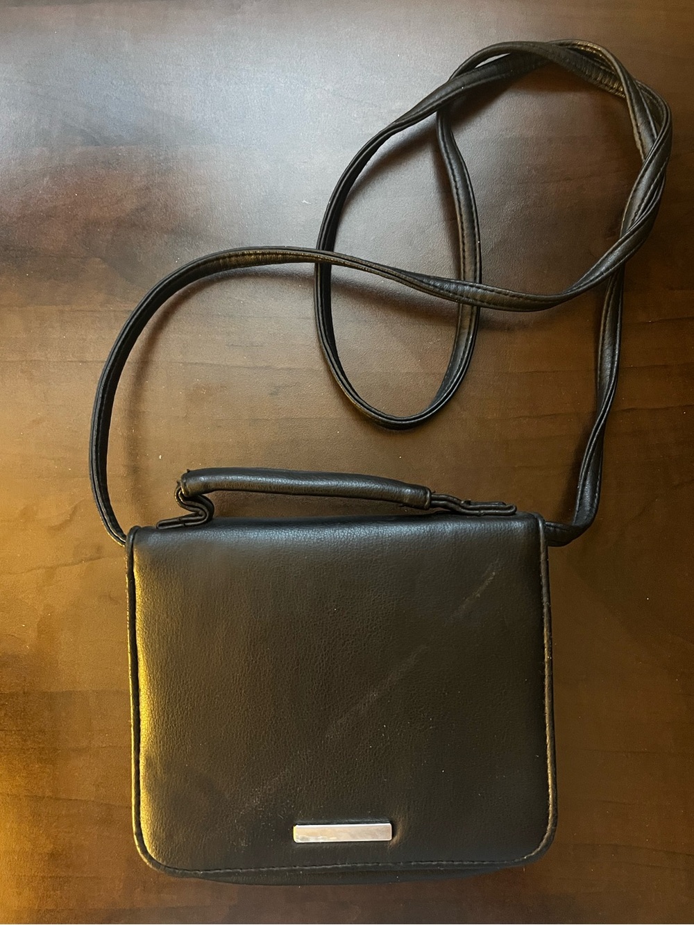 Classic Black Crossbody Shoulder Bag